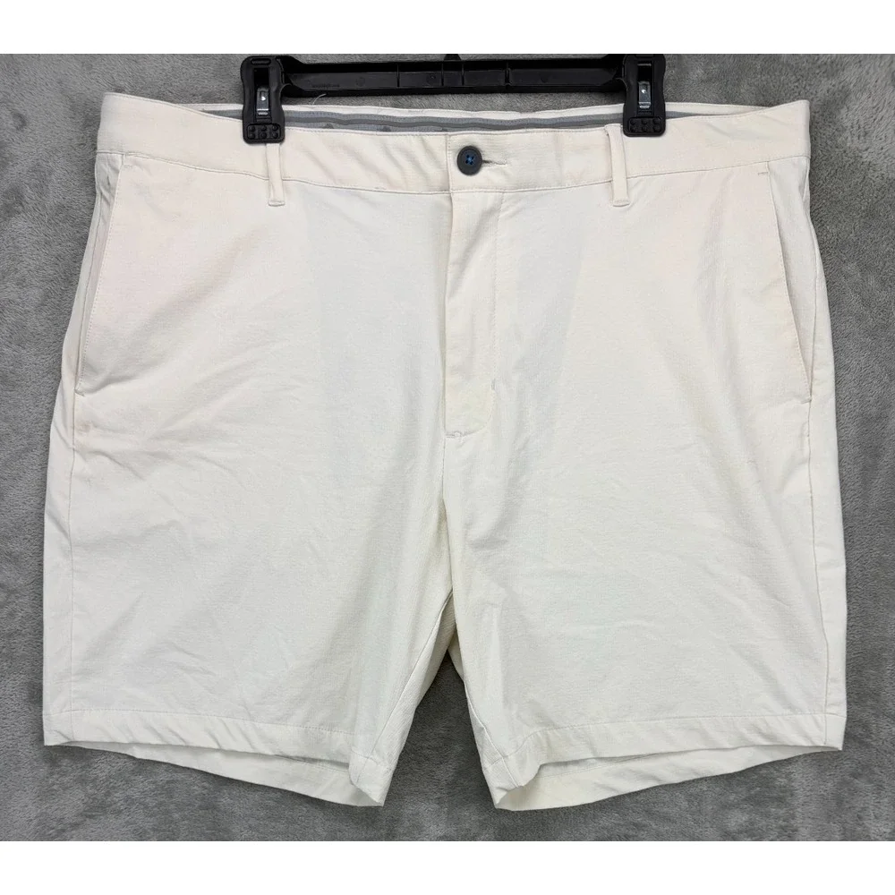 Tommy Bahama Men's Performance Shorts 40x8 White Ripstop‎ Golf